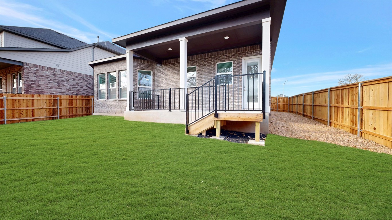 3944 Fulton Drive Leander, TX 78641 - Photo 18 of 23 a view of a porch of the house