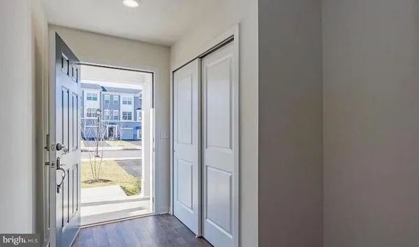 a view of front door