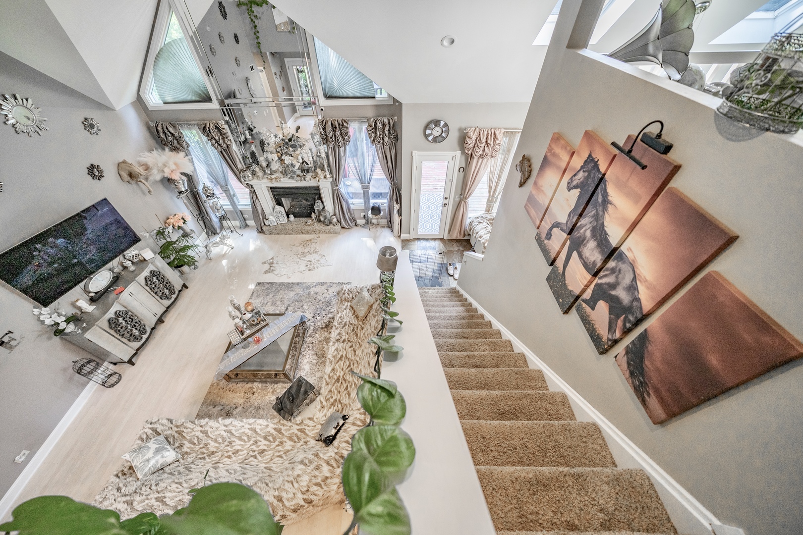 9817 North Hunters Lane Spring Grove, IL 60081 - Photo 31 of 73 a view of entryway and hall with wooden floor