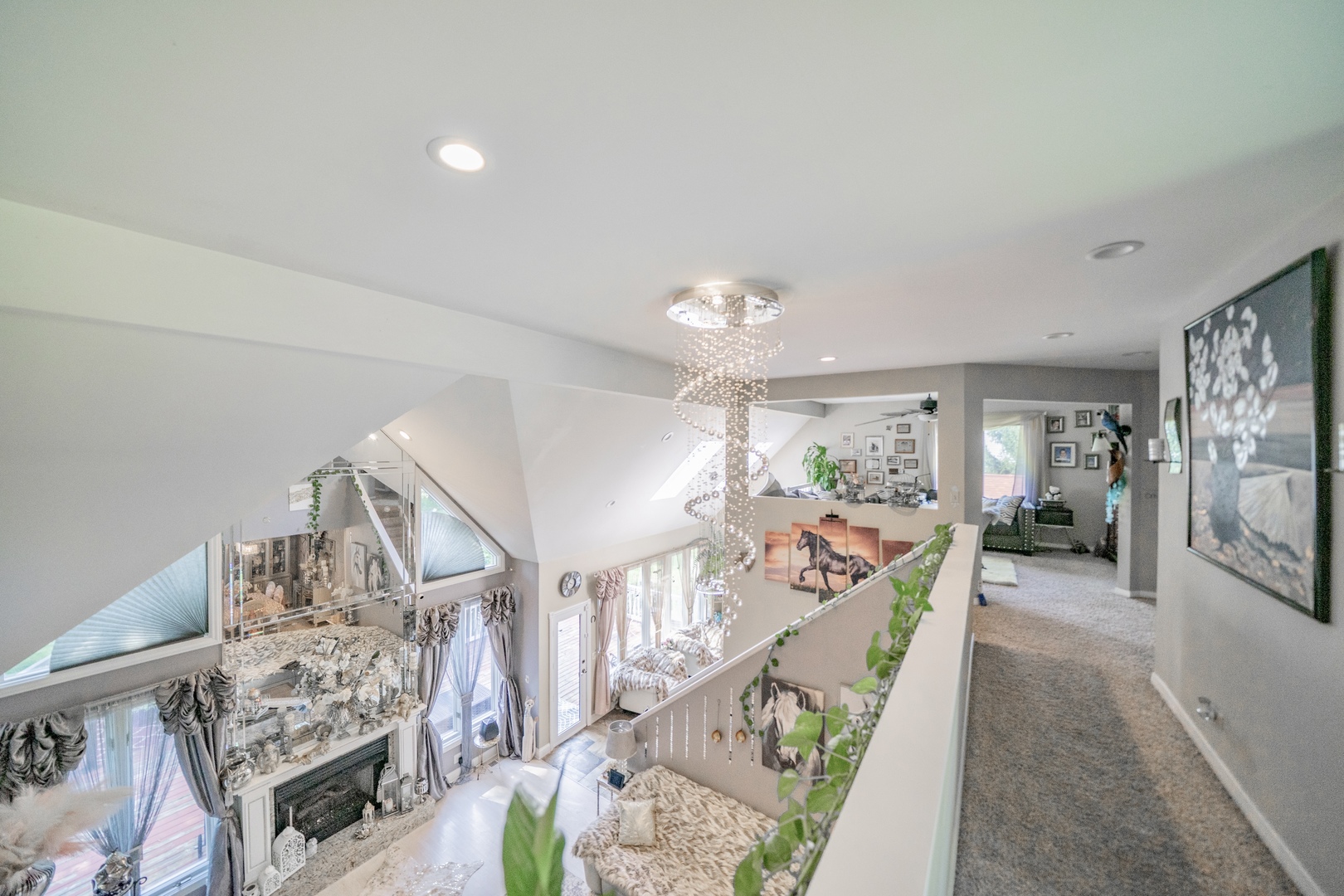 9817 North Hunters Lane Spring Grove, IL 60081 - Photo 47 of 73 a view of a livingroom with furniture and staircase
