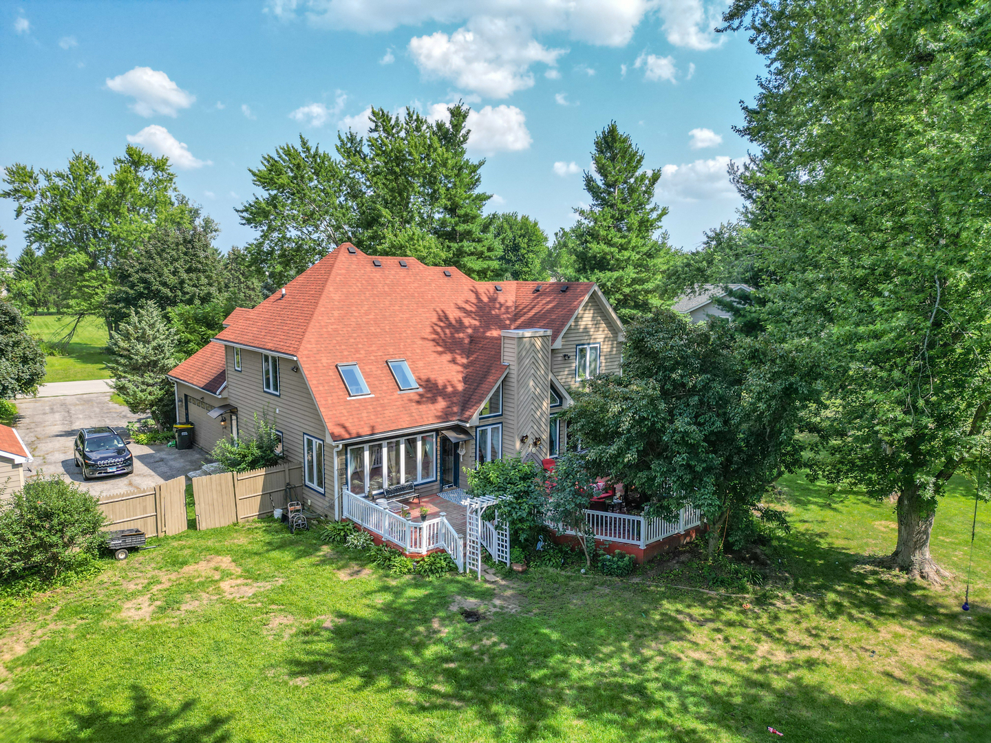 9817 North Hunters Lane Spring Grove, IL 60081 - Photo 71 of 73 a view of a house with a yard