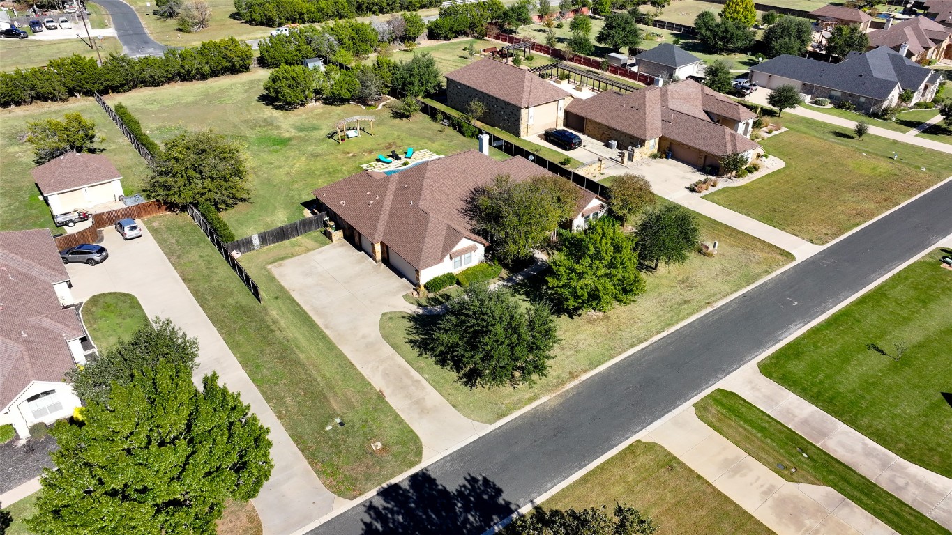 Undisclosed Address Georgetown, TX 78633 - Photo 32 of 38 Aerial view of property's location with nearby suburban area