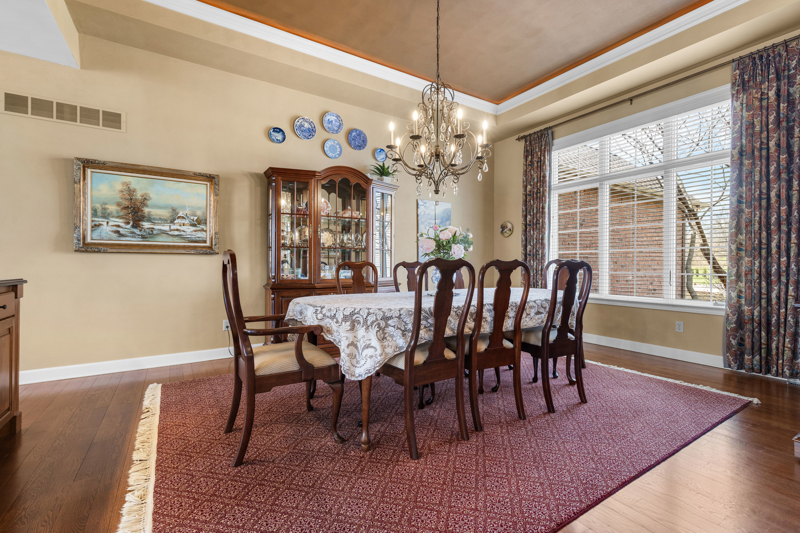 10125 Creek Ridge Trail Belvidere, IL 61008 - Photo 11 of 41 a view of a dining room with furniture window and wooden floor