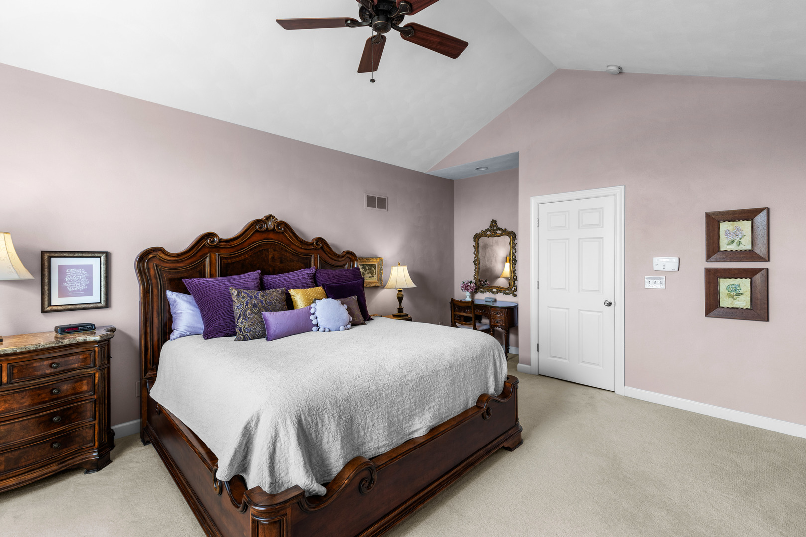 10125 Creek Ridge Trail Belvidere, IL 61008 - Photo 14 of 41 a bedroom with a bed and ceiling fan