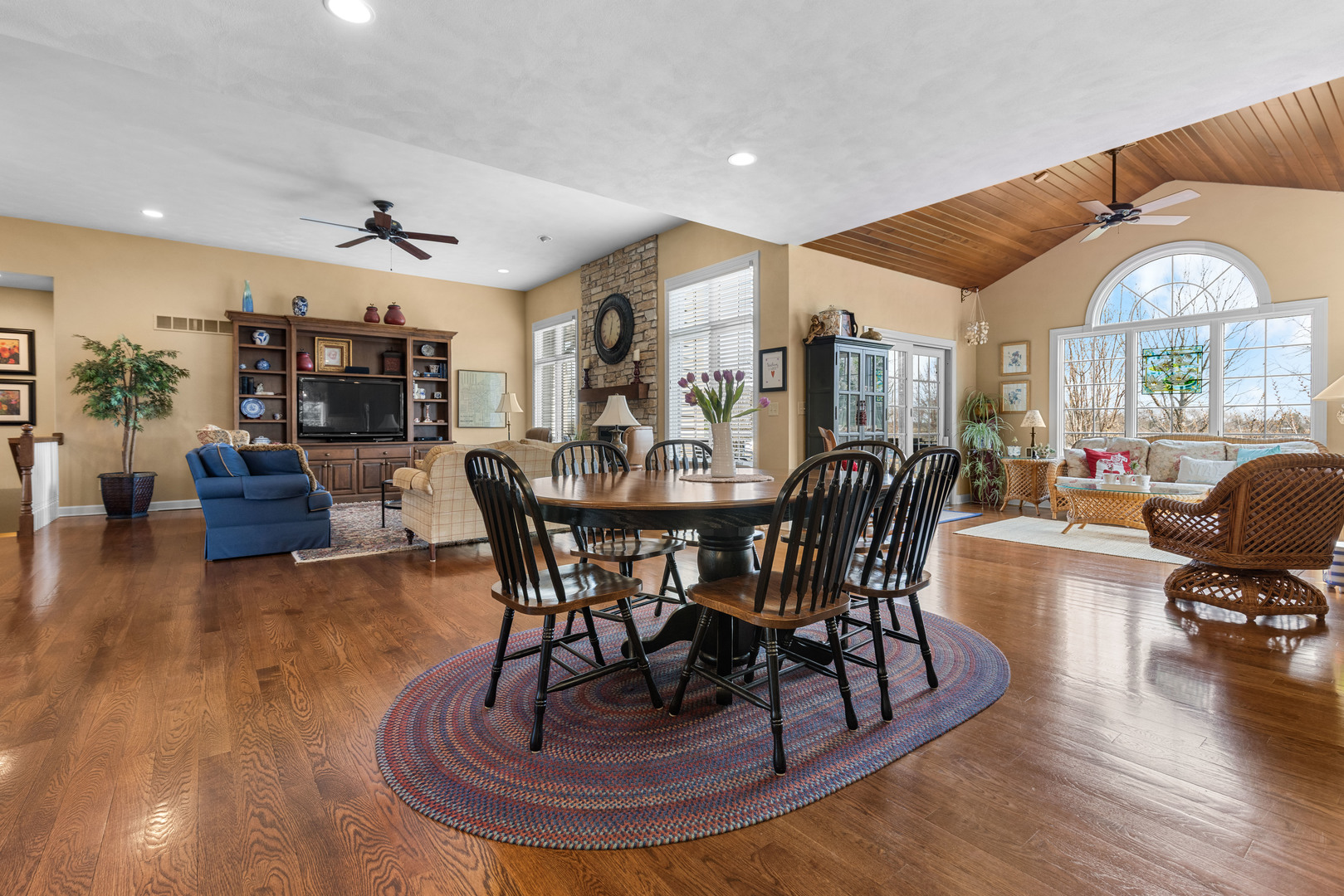 10125 Creek Ridge Trail Belvidere, IL 61008 - Photo 7 of 41 a view of a dining room with furniture window and wooden floor