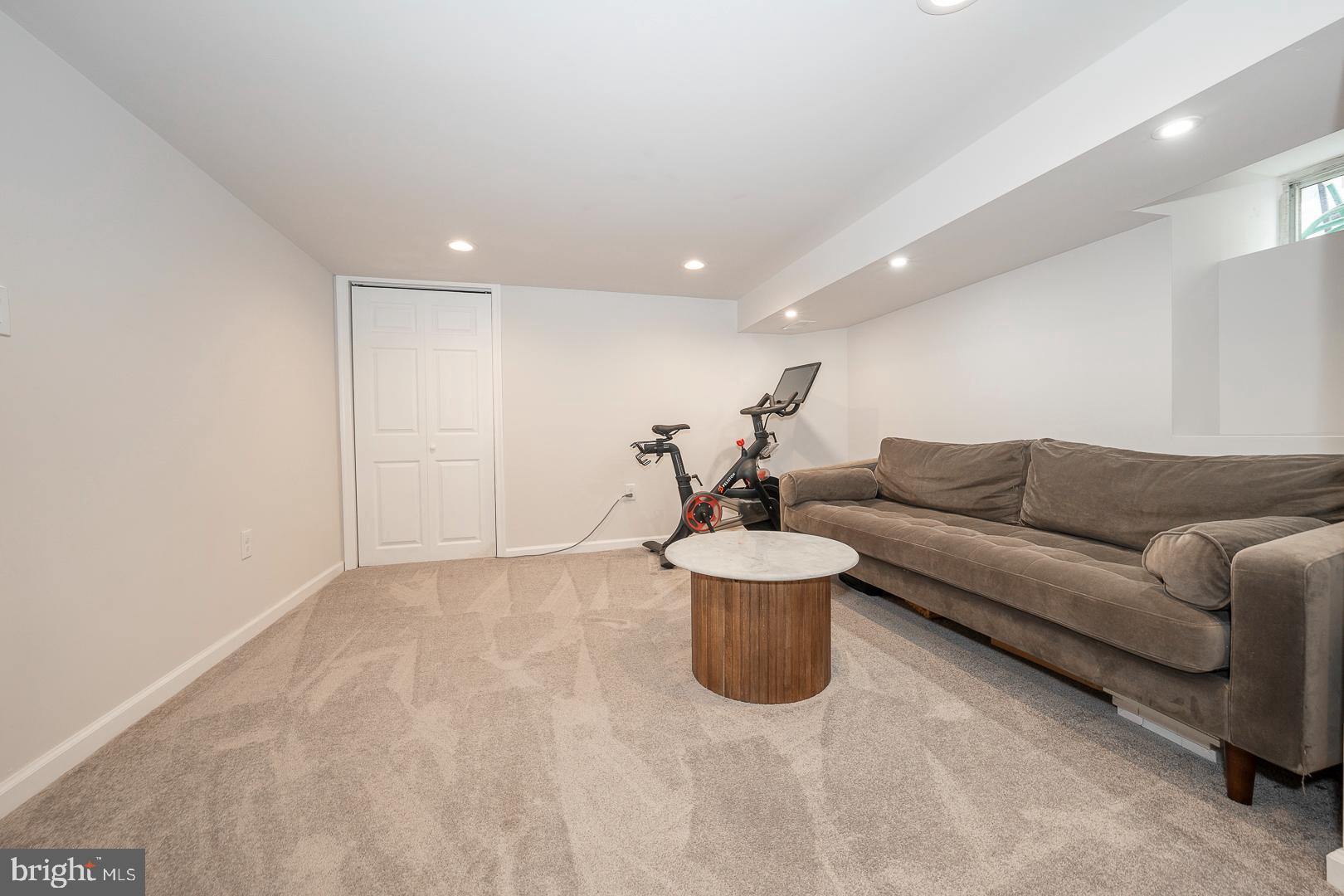2727 Oakford Road Ardmore, PA 19003 - Photo 21 of 31 Finished Basement with Wall to Wall Carpeting