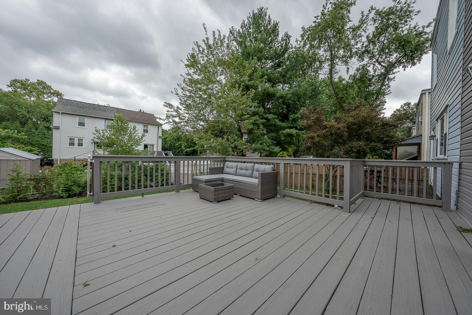 2727 Oakford Road Ardmore, PA 19003 - Photo 26 of 31 Large Backyard Deck