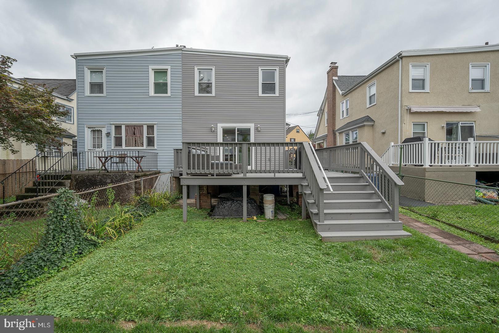 2727 Oakford Road Ardmore, PA 19003 - Photo 29 of 31 Rear Elevation with New Vinyl Siding