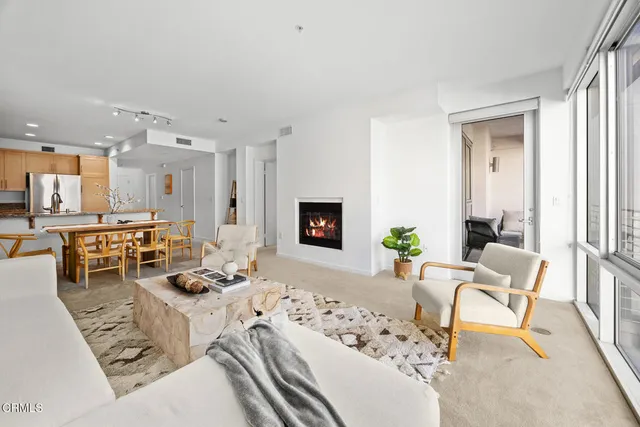 a bed room with a bed and a table