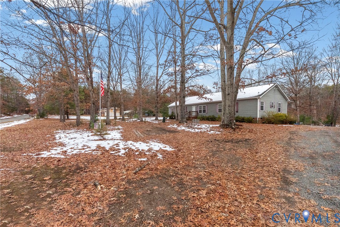 9174 Howardsville Road Howardsville, VA 24562 - Photo 30 of 50 a view of road covered with snow