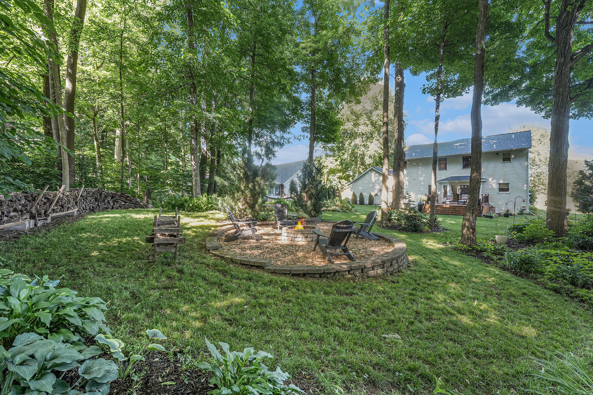 8781 Conifer Ridge Drive Southwest Byron Center, MI 49315 - Photo 46 of 53 Fire Pit Area