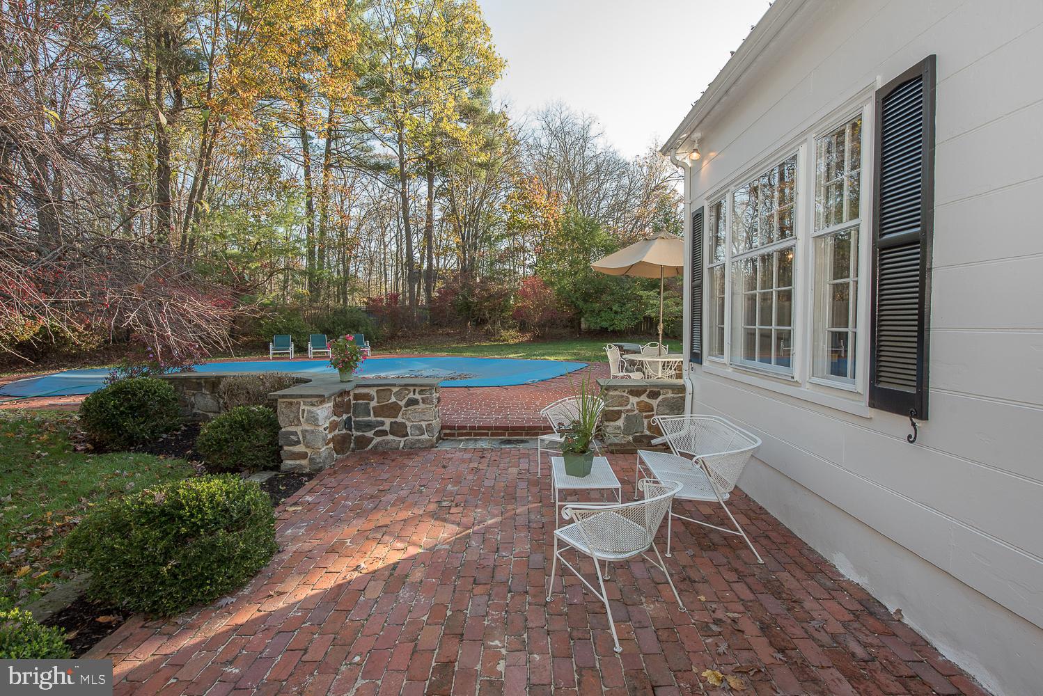 135 Grubb Road Malvern, PA 19355 - Photo 40 of 45 Brick patio and pool