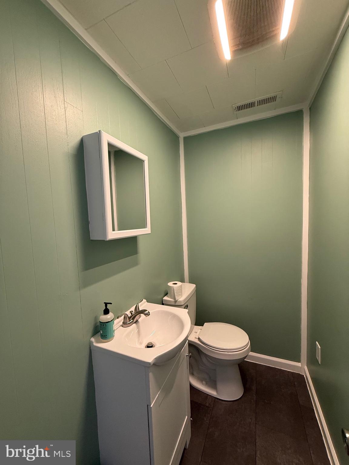 501 Chestnut Street Hebron, MD 21830 - Photo 26 of 30 a bathroom with a sink a toilet and mirror
