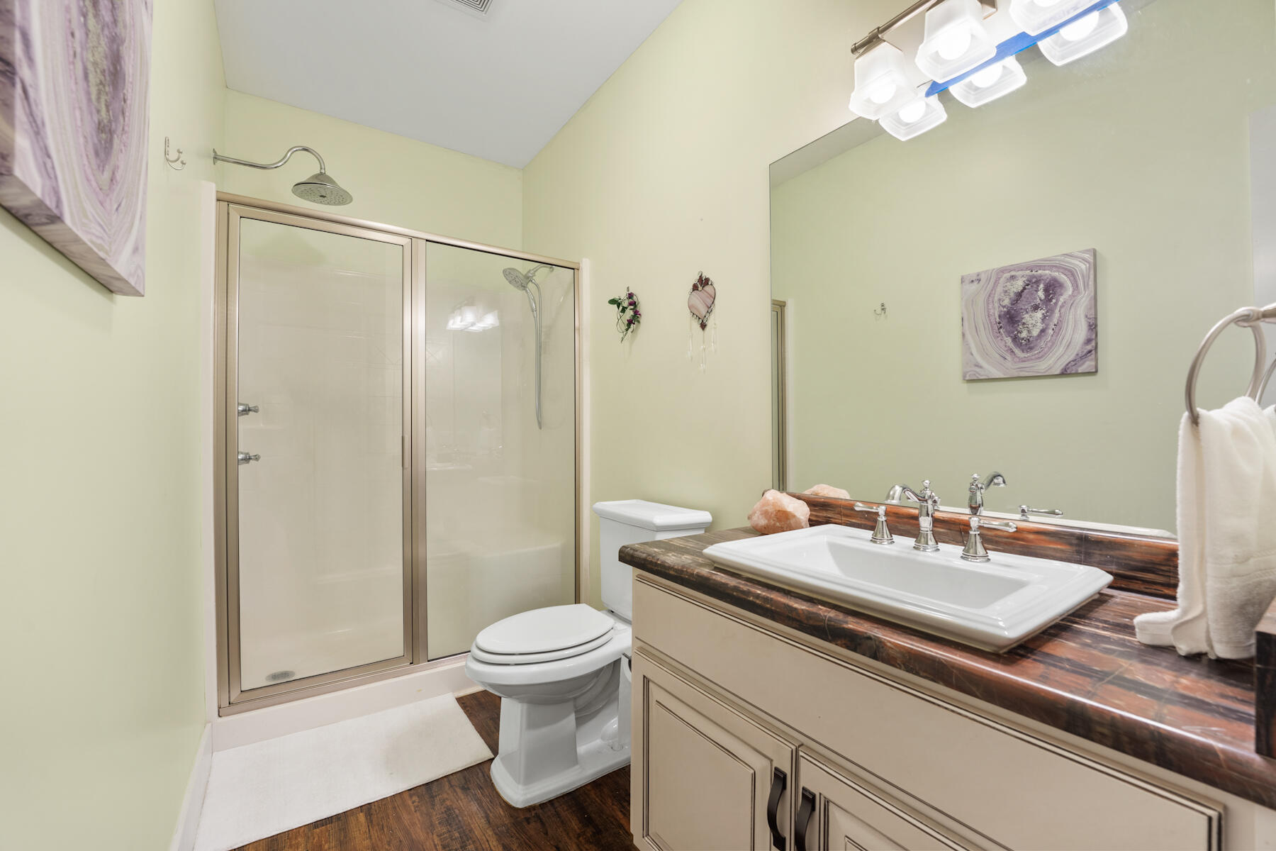1428 Piney Grove Road Chipley, FL 32428 - Photo 31 of 58 a bathroom with a sink a toilet and shower