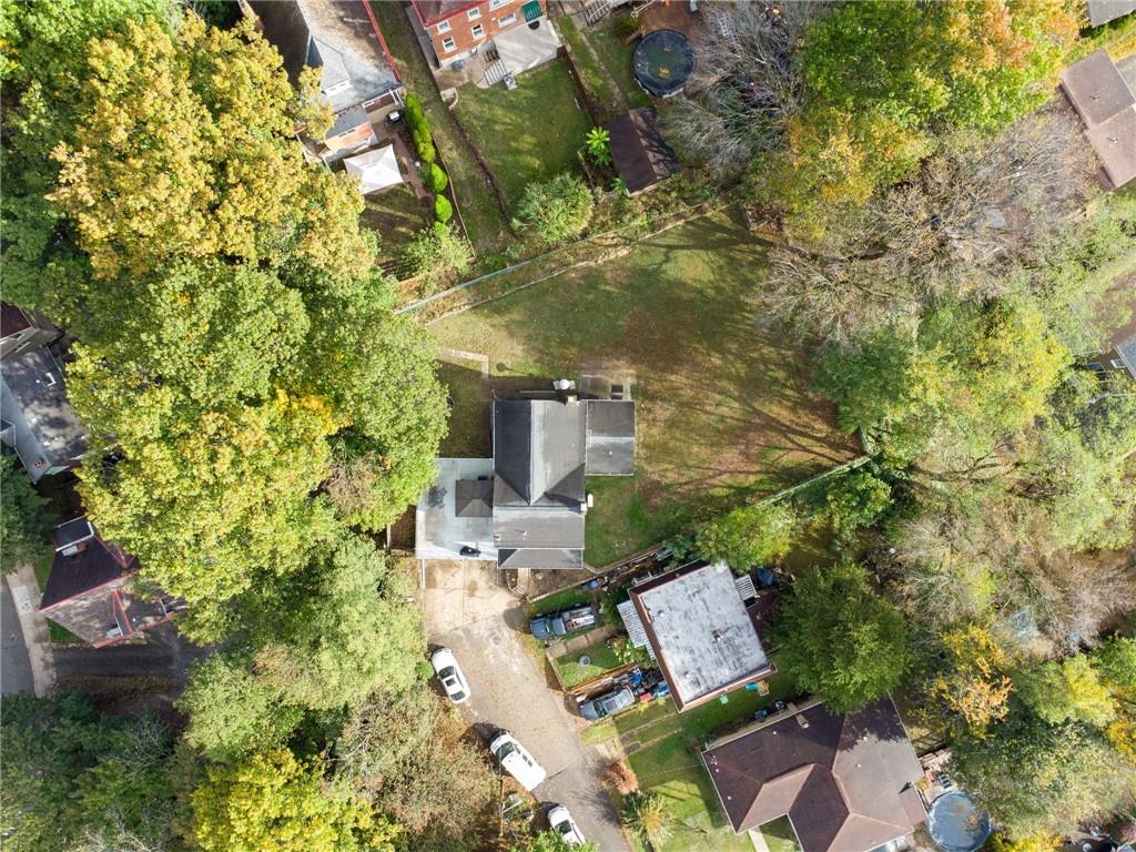 3454 Rigel Street Pittsburgh, PA 15212 - Photo 35 of 37 an aerial view of a house with a yard