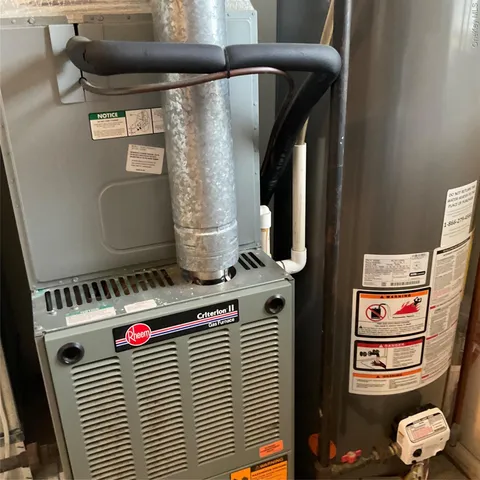 a view of water heater room