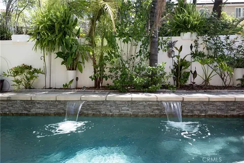 a view of a small yard