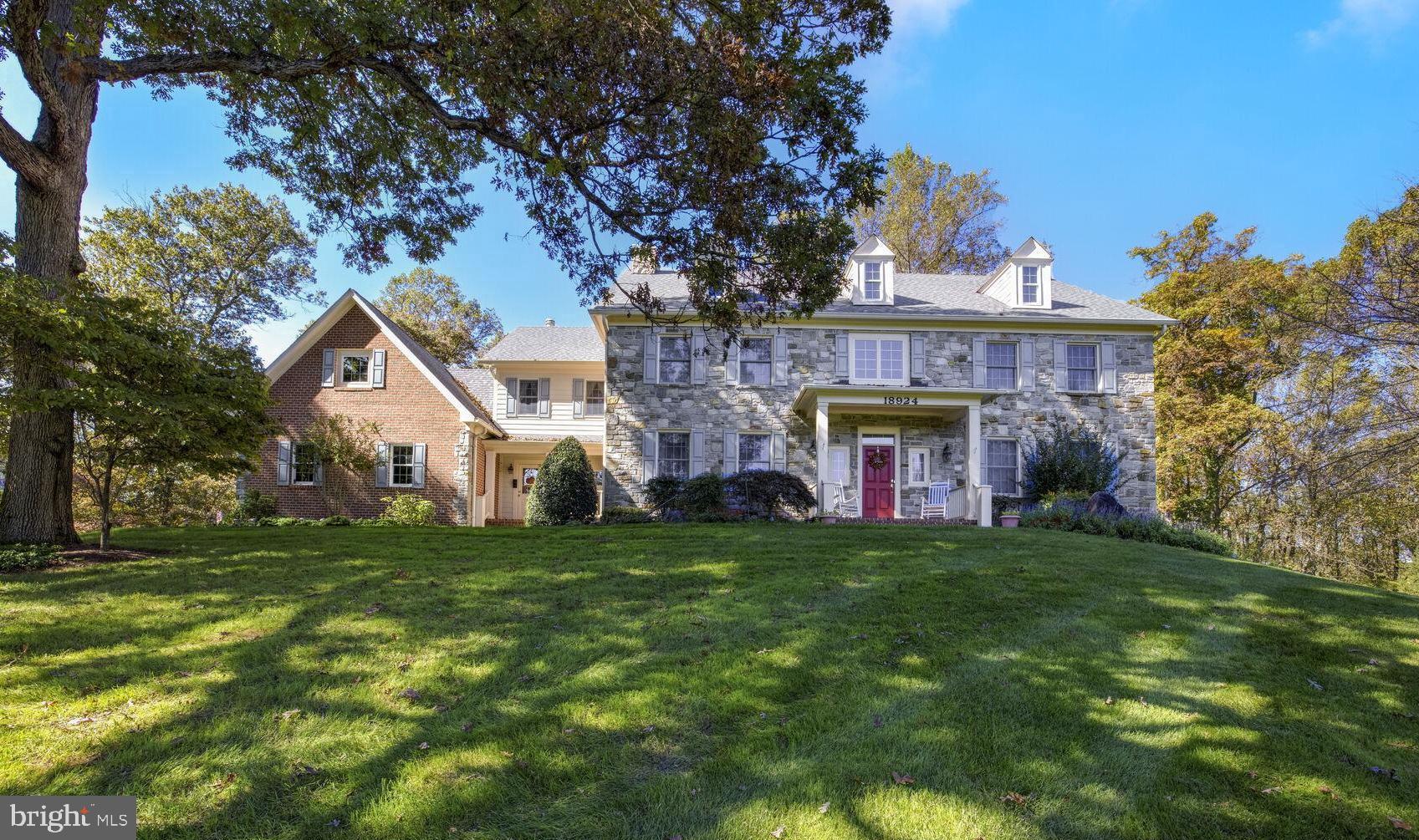Spectacular custom built brick and stone home