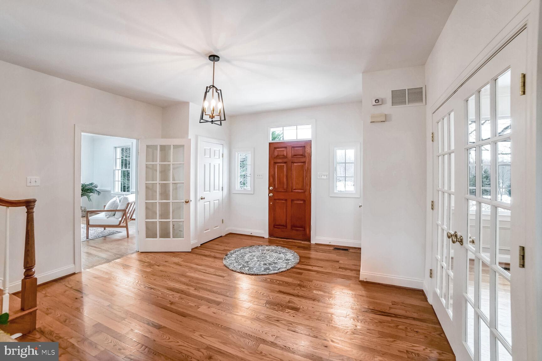Beautiful refinished hardwood floors