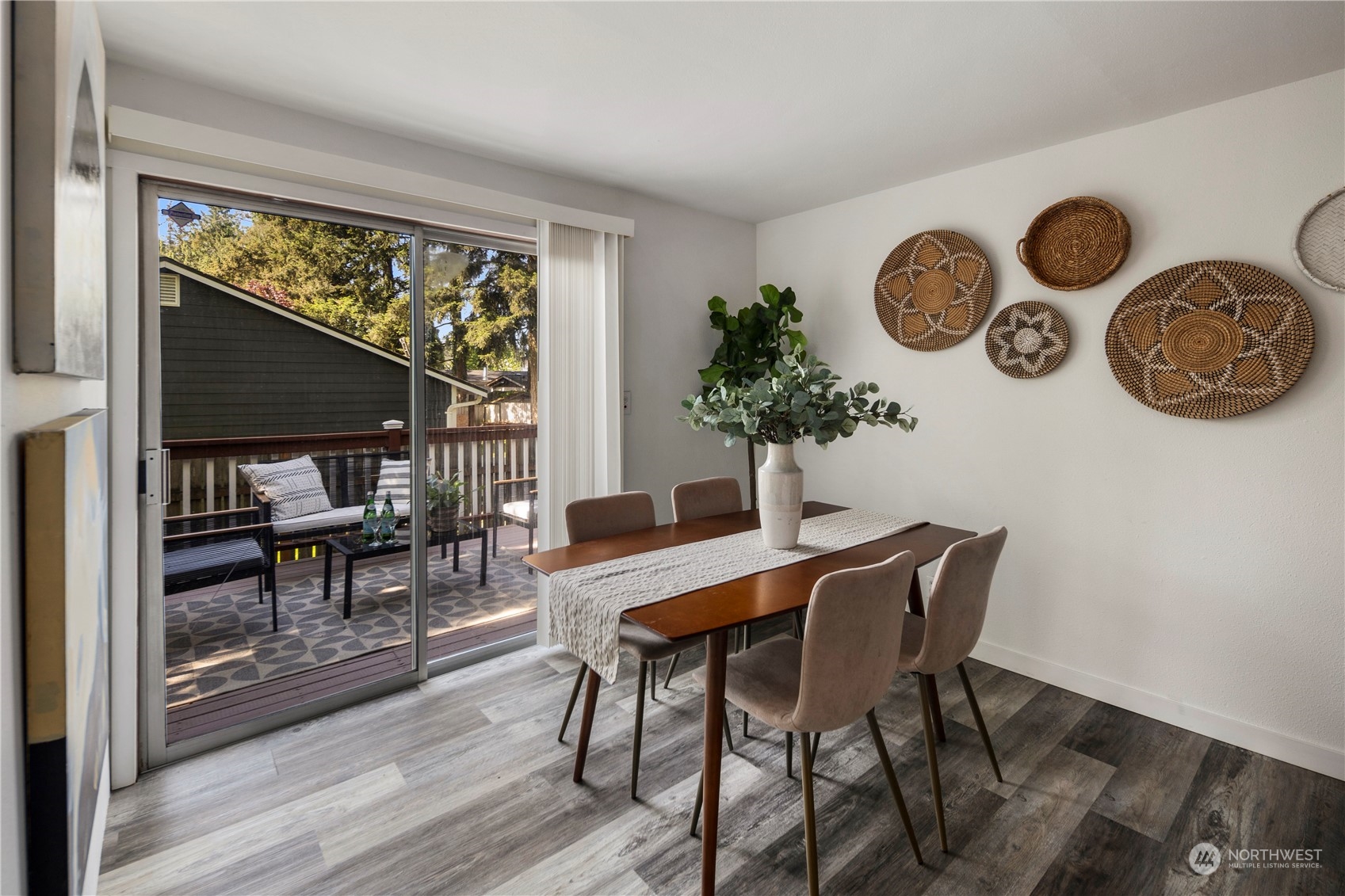19404 4th Drive Southeast Bothell, WA 98012 - Photo 14 of 33 a view of a dining room with furniture window and wooden floor