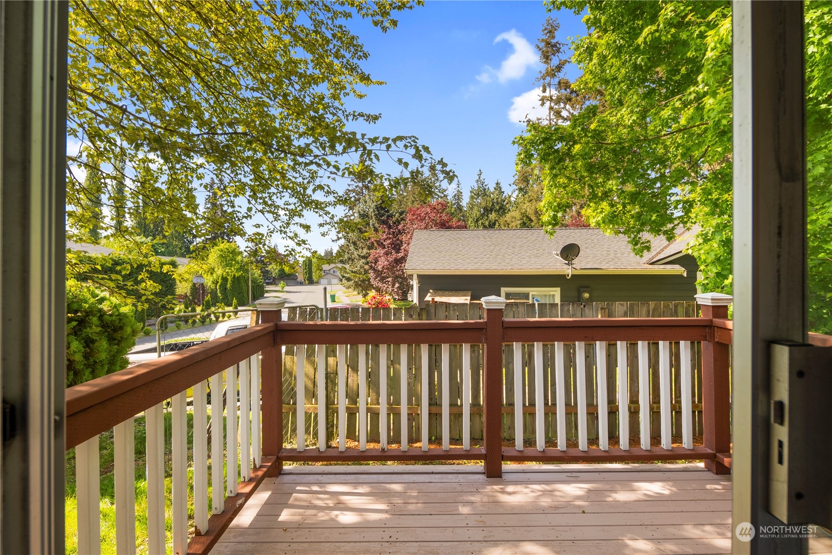 19404 4th Drive Southeast Bothell, WA 98012 - Photo 25 of 33 a view of a balcony with wooden floor