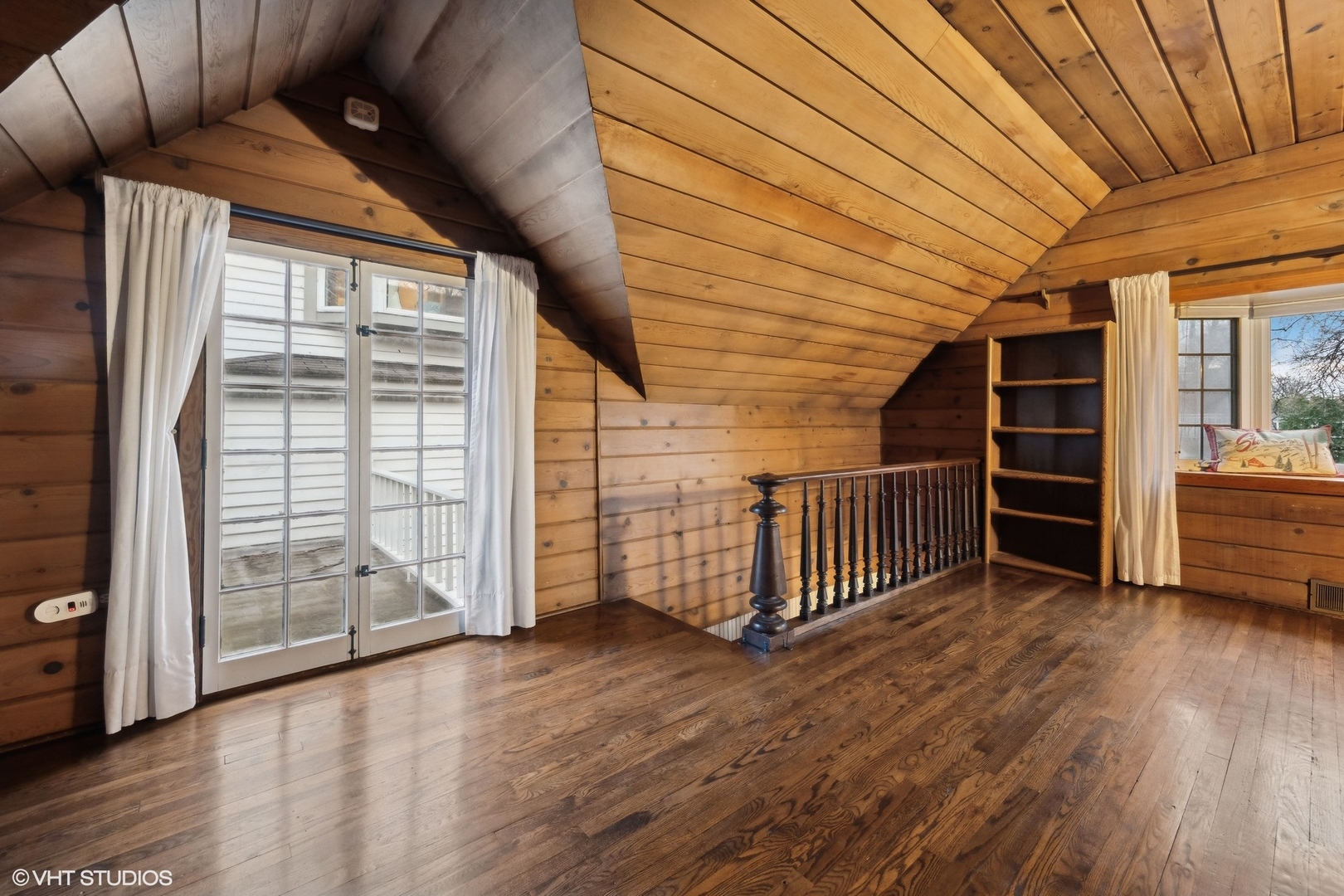 326 Ridge Avenue Winnetka, IL 60093 - Photo 29 of 36 an empty room with wooden floor and windows