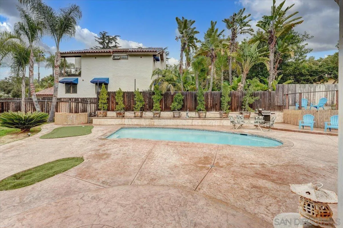 4561 Conrad Drive La Mesa, CA 91941 - Photo 44 of 59 a view of a house with basketball court