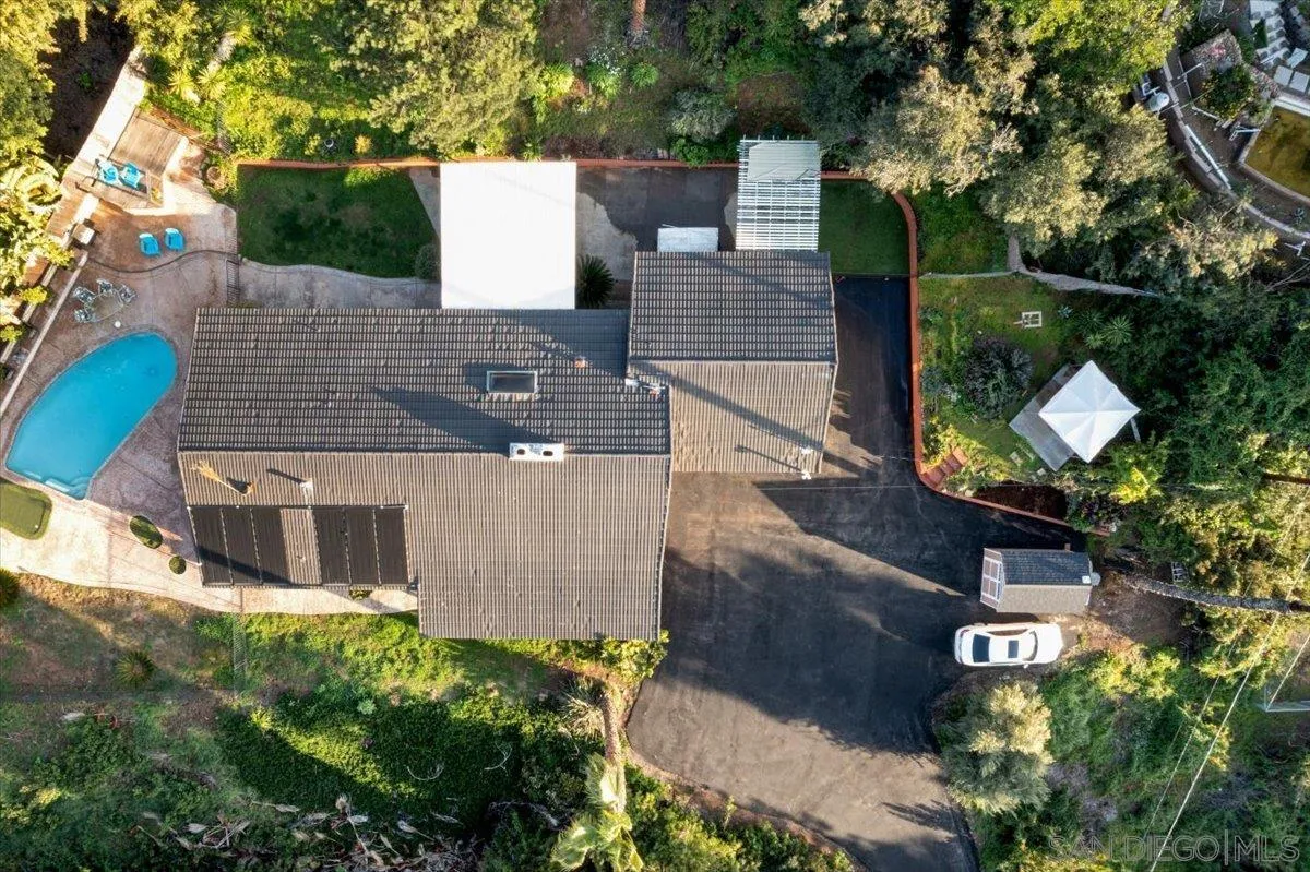4561 Conrad Drive La Mesa, CA 91941 - Photo 57 of 59 an aerial view of a house with a yard
