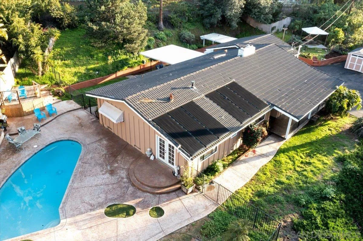 4561 Conrad Drive La Mesa, CA 91941 - Photo 59 of 59 an aerial view of house with yard