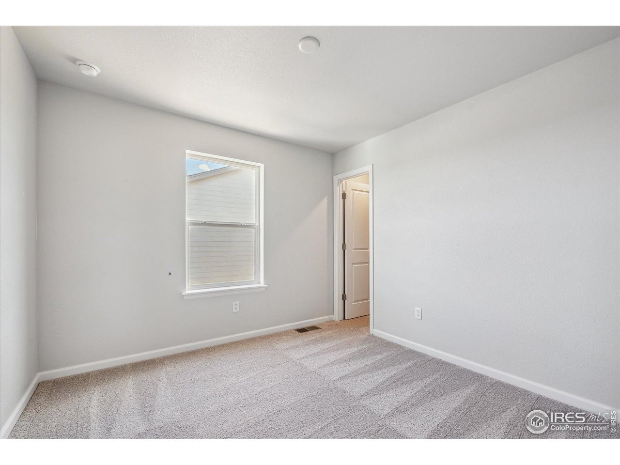 882 Mesic Lane Windsor, CO 80550 - Photo 17 of 26 an empty room with wooden floor and windows
