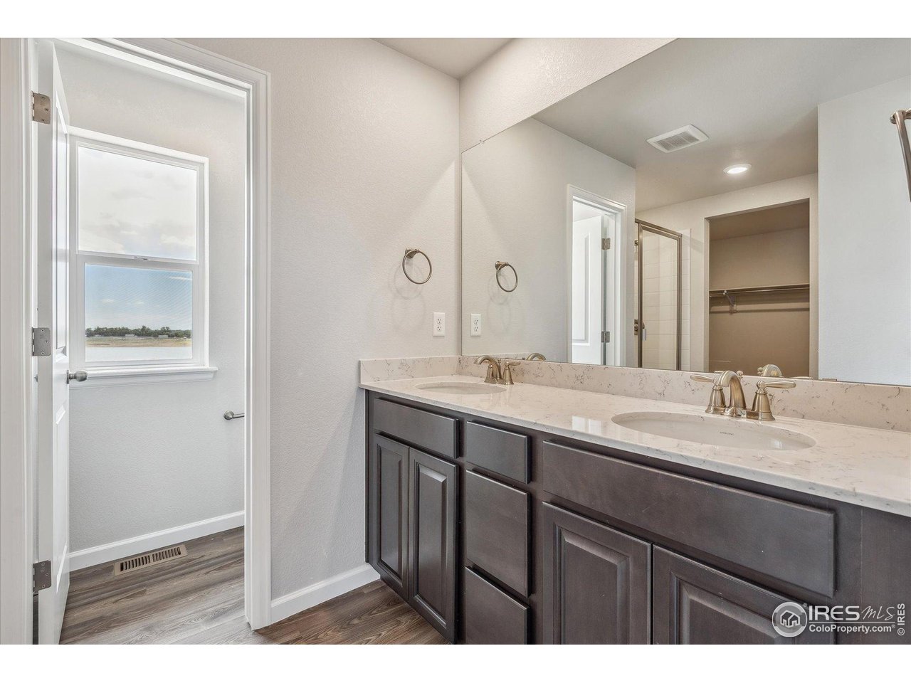 882 Mesic Lane Windsor, CO 80550 - Photo 21 of 26 a bathroom with a sink and a mirror