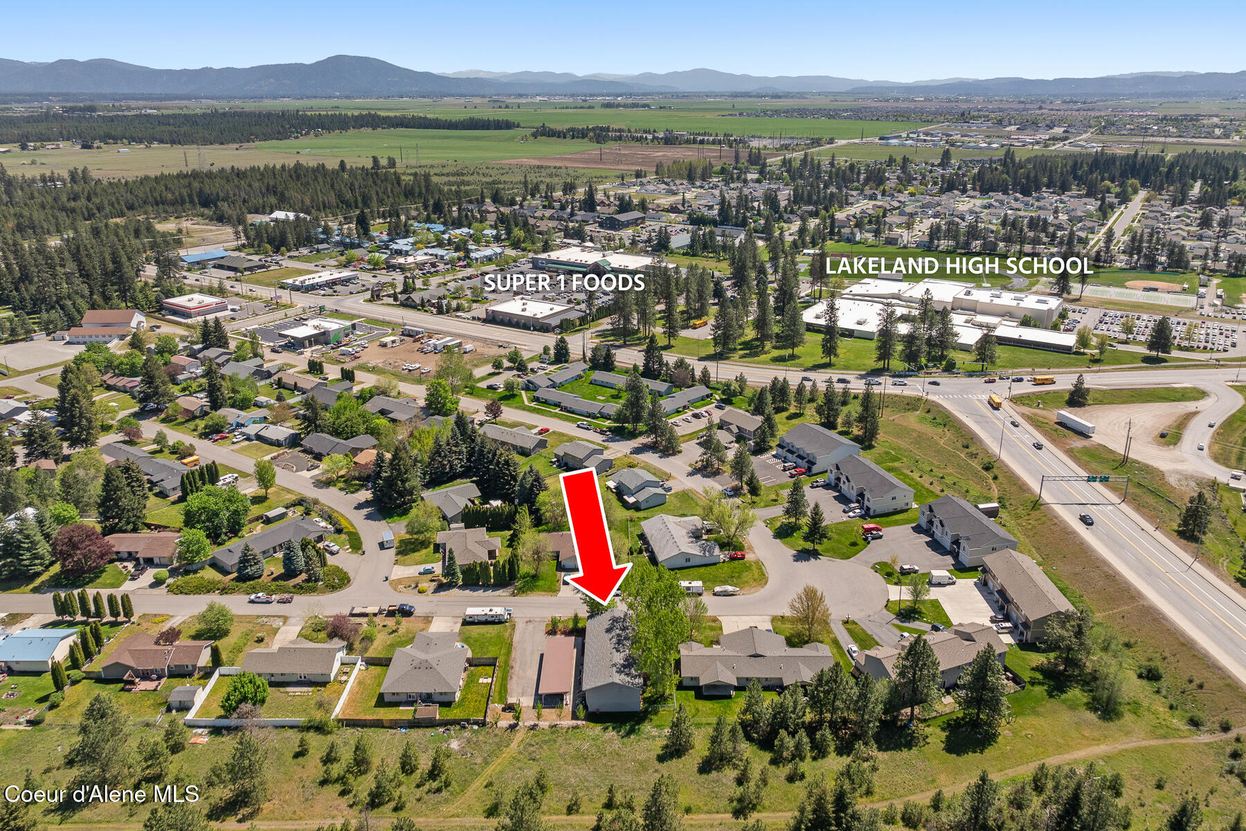 7005 Timberline Street Rathdrum, ID 83858 - Photo 21 of 25 Aerial_7005WTimberlineSt-3_Labeled