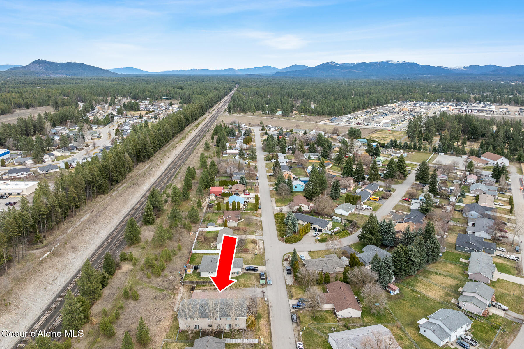 7005 Timberline Street Rathdrum, ID 83858 - Photo 29 of 29 Aerial_7005WTimberlineSt-8_Arrow