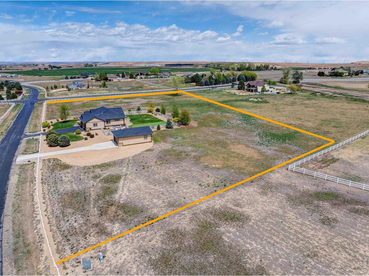 39764 Ridge Park Drive Severance, CO 80610 - Photo 4 of 49 Boundary lines are approximate, but shows the buffer of privacy.