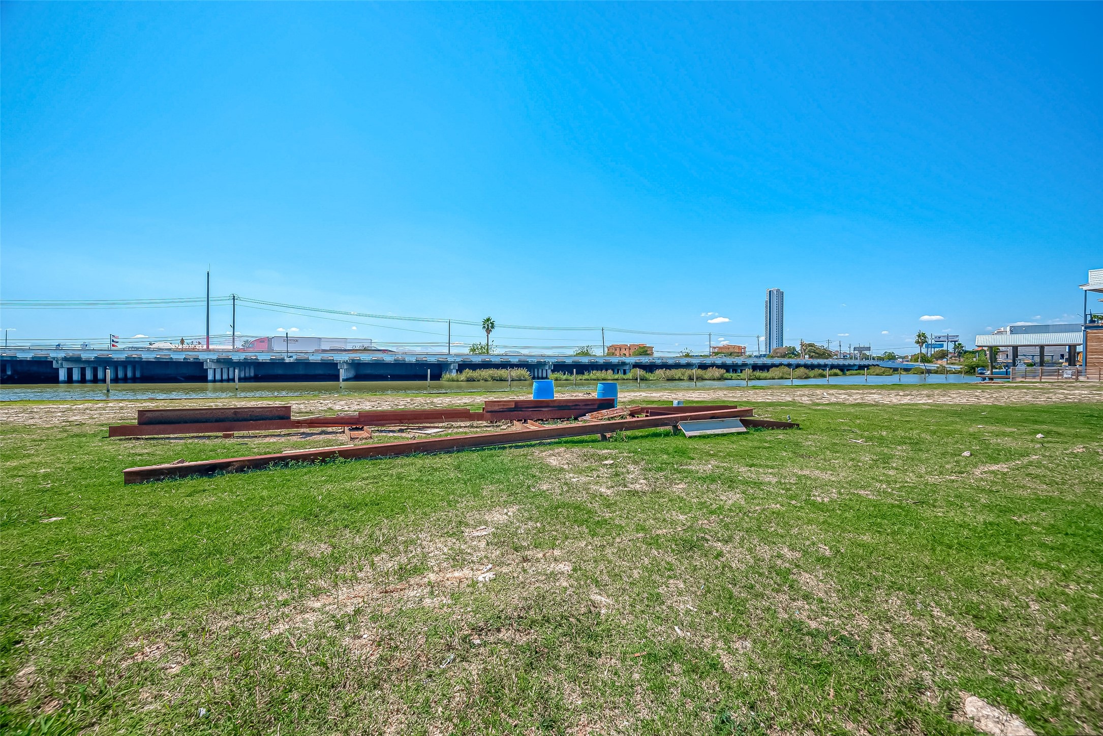 34 Commander Runco Lane Seabrook, TX 77586 - Photo 13 of 35 a view of swimming pool with outdoor seating and yard