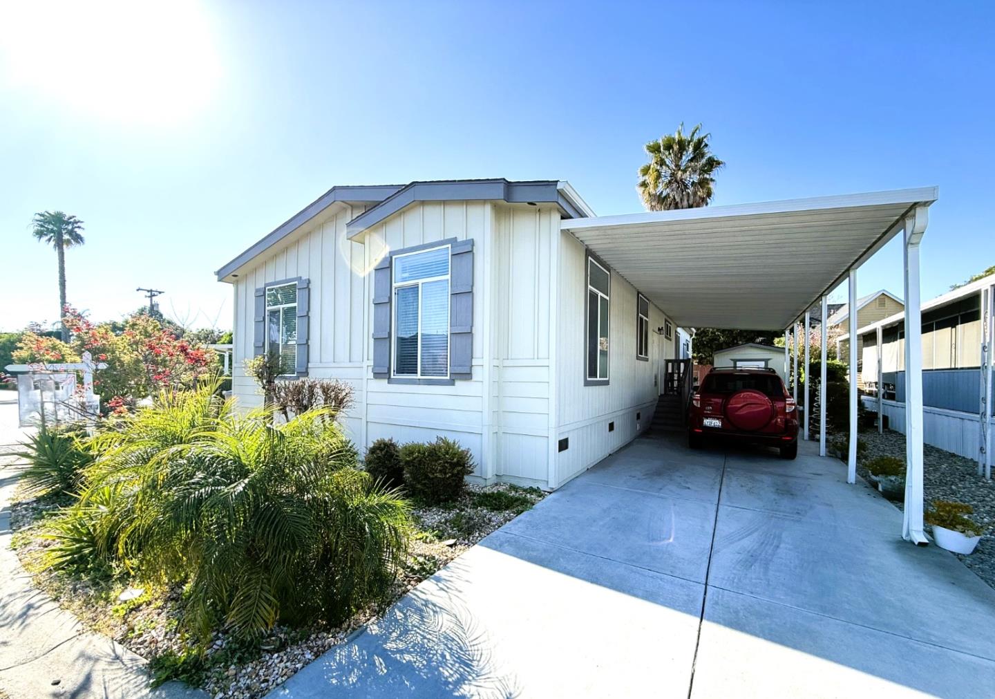 a front view of a house with a porch