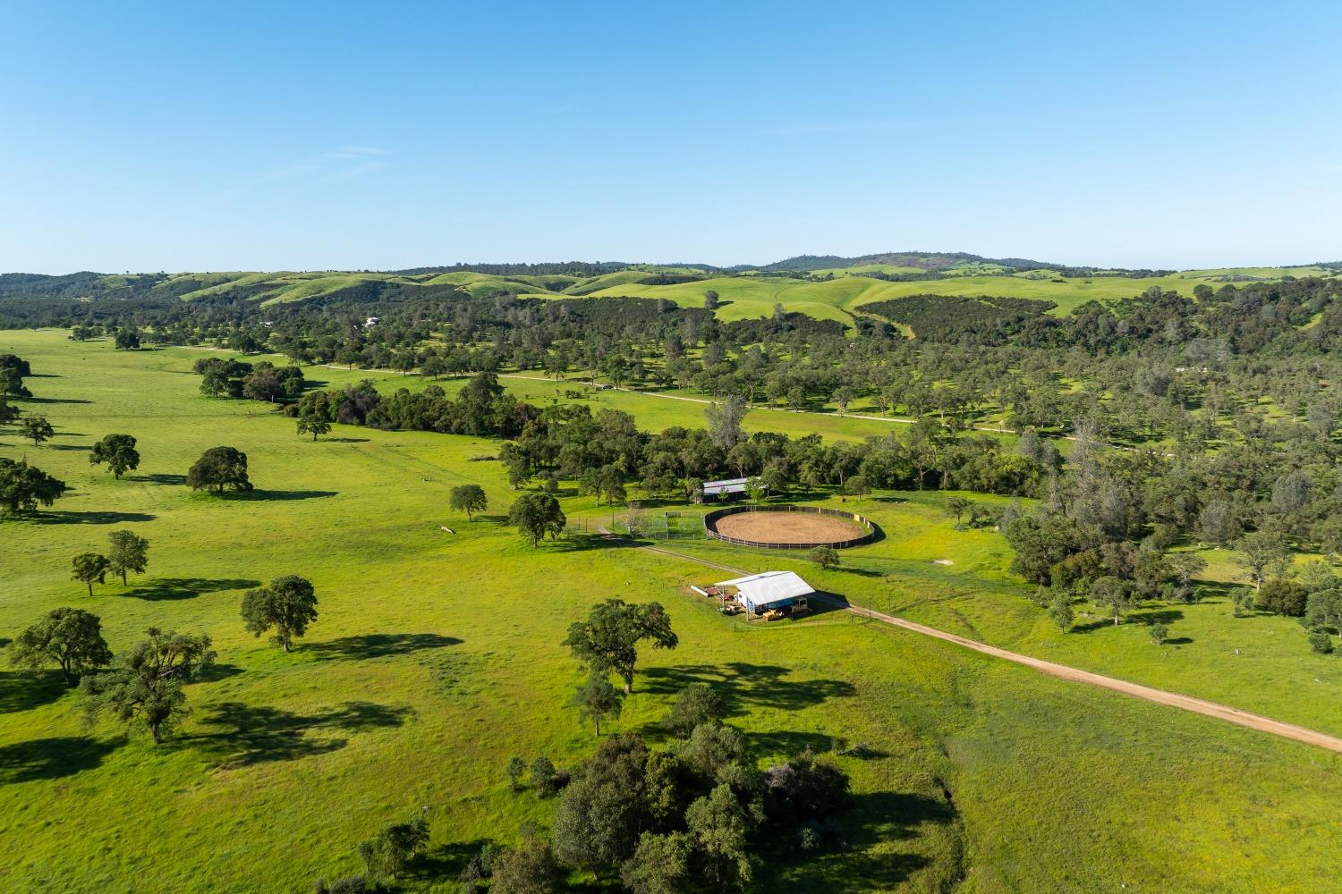 8591 Hogan Dam Road Valley Springs, CA 95252 - Photo 7 of 85 Equestrian Facilities include 7 stall barn, 160' Round Arena, pole barn and corrals.
