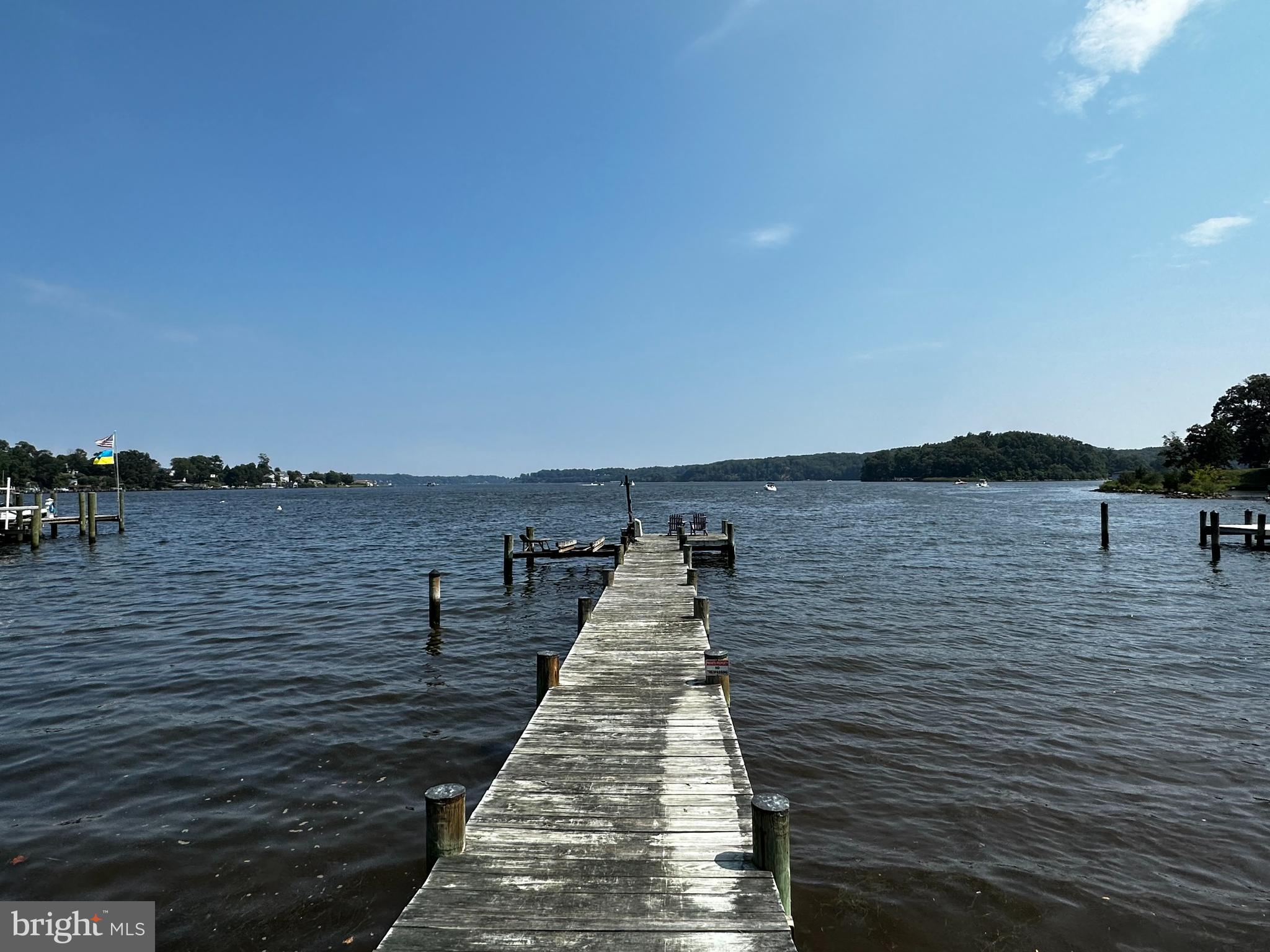 339 Hall Road Crownsville, MD 21032 - Photo 2 of 4 100ft of Severn River frontage & Deep water pier