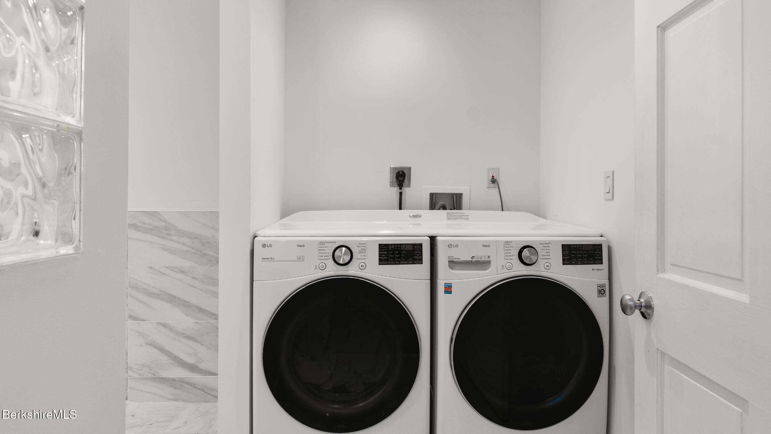 160 High Street Lee, MA 01238 - Photo 19 of 68 a utility room with dryer and washer