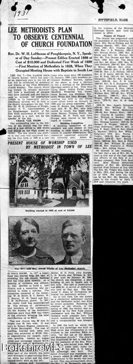 160 High Street Lee, MA 01238 - Photo 66 of 68 Photo 2 160 High Street Historical Photo