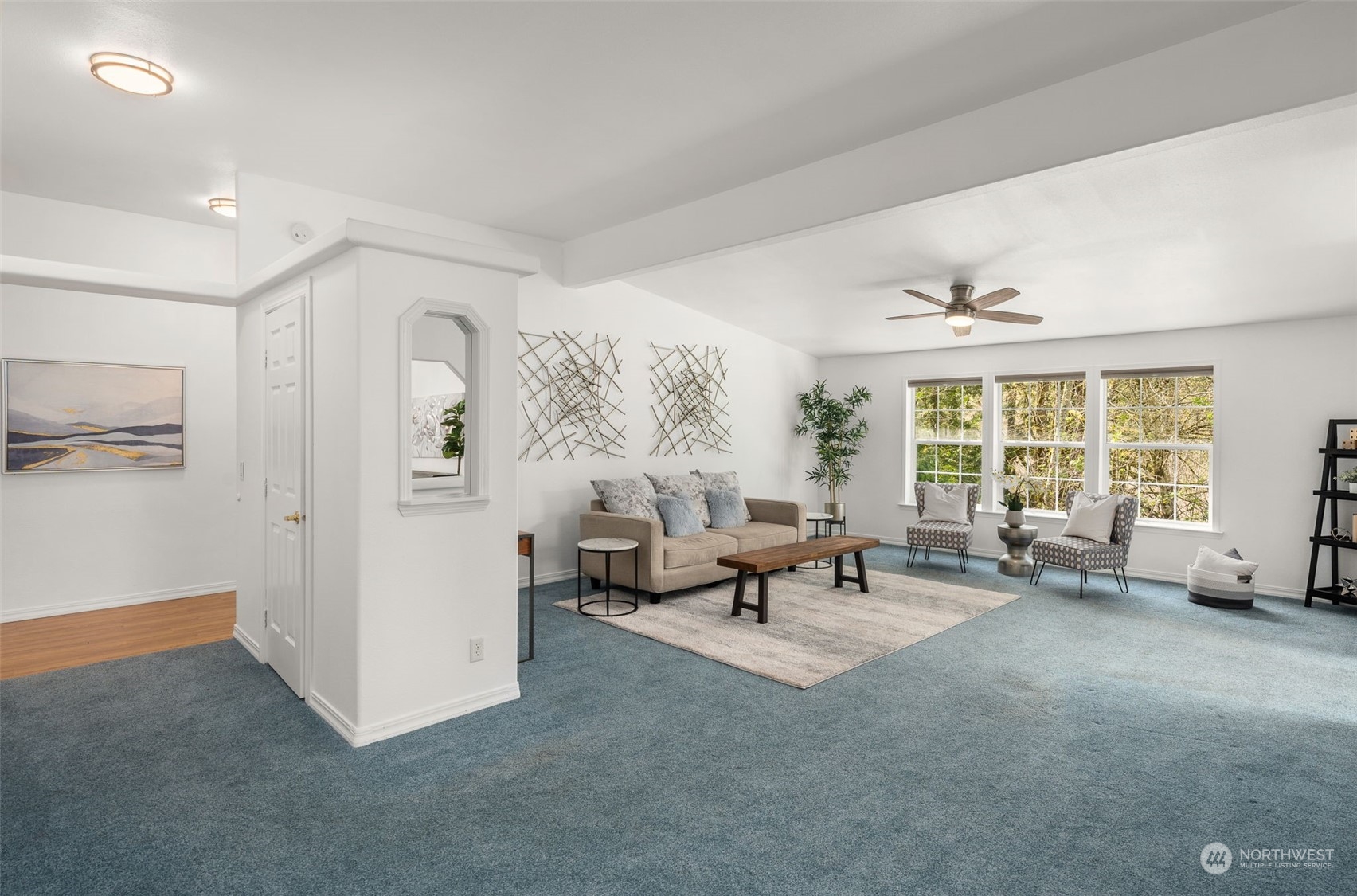 30216 Thomas Road Southeast Kent, WA 98042 - Photo 9 of 37 a living room with furniture and floor to ceiling window