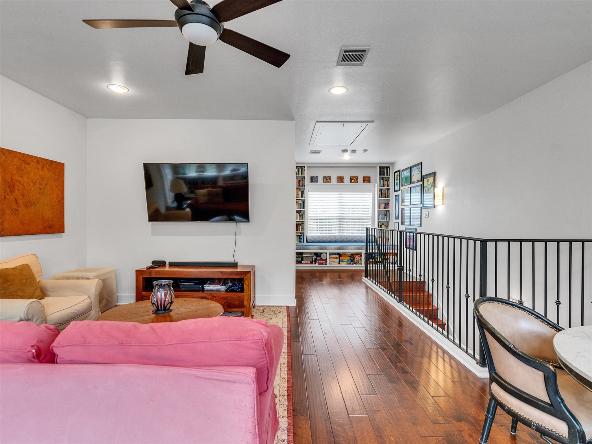 8202 Burkhart Road Houston, TX 77055 - Photo 12 of 29 The upstairs gameroom is just off two ensuite bedrooms.