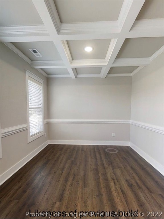 256 Crupper Lane Raeford, NC 28376 - Photo 25 of 30 an empty room with wooden floor and windows