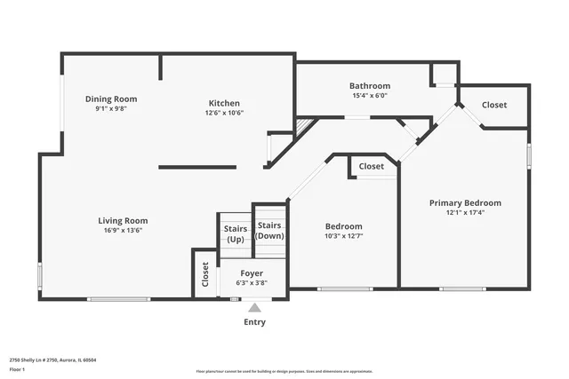 $319,000 | 2750 Shelly Lane, Aurora, IL 60504
