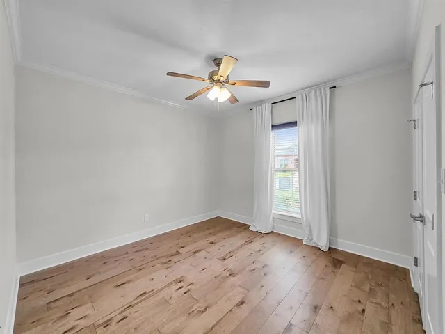 wooden floor in an empty room