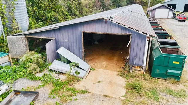a view of a house with a patio