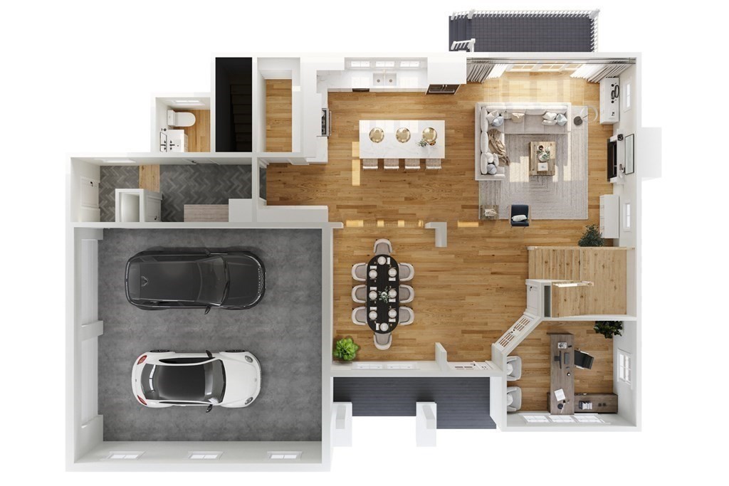 8 Rowell Road Danvers, MA 01923 - Photo 5 of 6 a bathroom with a sink and mirror