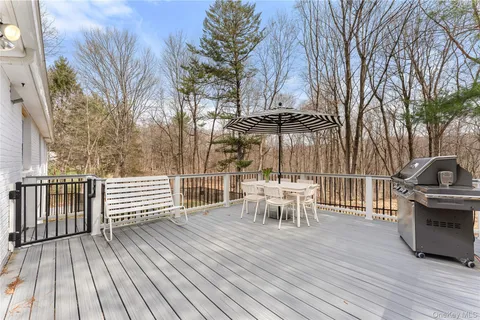a view of outdoor space with seating space