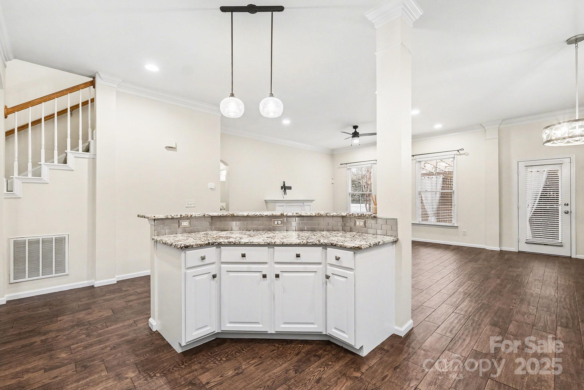 138 Blandina Court Fort Mill, SC 29708 - Photo 14 of 41 a bathroom with a granite countertop sink a mirror and a shower