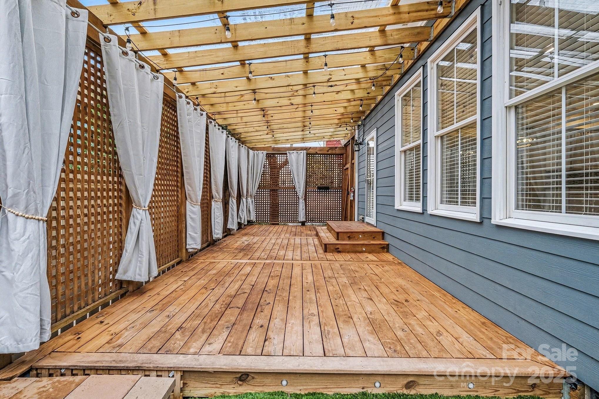 138 Blandina Court Fort Mill, SC 29708 - Photo 30 of 41 a view of backyard with wooden floor and fence